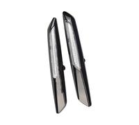 KBKEUBUAD Signal Indicateurs lumières Feu Clignotant Latéral Avant Pour Série 5 F10 F11 F07 LED(Glossy Black Lens-2)
