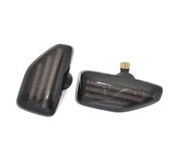 KBKEUBUAD Signal Indicateurs lumières Feux Position Latéraux Dynamiques Clignotants Pour D&Acia Pour Duster Pour Sandero II Pour Logan 2 MCV Pour Stepway LED(Dynamic Smoked)