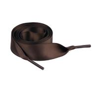 KBLDOPN 1 paire de lacets plats en satin de soie for chaussures de sport, largeur 2 cm, for bottes, 100/120/150 cm Pour Sneakers, Chaussures De Sport, Baskets(Coffee,150cm)