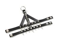 KBLDOPN Bracelet en cuir vintage à trois rangées de pointes cuspidales, rivets, large manchette, PU, punk, gothique, rock, unisexe, bijoux for hommes Pour Cosplay Concert De Rock(Color-27)