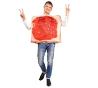 KBLDOPN Couleur Cosplayer beurre de cacahuète Toast fraise confiture pain nourriture Cosplay Costume Couple Performance tenue fête Festival(Color 2)