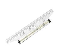 KBNIAN Règle Parallèle Roulante 30cm Règle à Rouleau Parallèle Professionnel Règle de Dessin à l'échelle Polyvalente Rapporteur Compas pour Ligne parallèle verticale Géométrie Designer Architecte