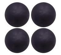Kbnuetyg Balles De Squash pour Débutants - Lot De 4 Balle Rebondissantes en Caoutchouc Haute Élasticité, Design Creux Léger Et Surfaces Lisses | Équipement D'entraînement pour Et Pratique SPO