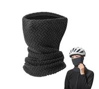 Kbnuetyg Cache-cou d'hiver coupe-vent - Cache-cou thermique pour cyclisme, alpinisme, pêche, camping, randonnée, course à pied, équitation en plein air, ski, Noir , Refer to description