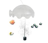 Kbnuetyg Diffuseur d'air pour Aquarium - Kit d'oxygène pour Aquarium avec Tuyau et Pierre à air, Pompe aérateur silencieuse et Performance fiable | Protection Contre Les éclaboussures en Acrylique