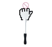 Kbnuetyg Wand Credit Card Holder Finger - 3D Printed ABS Polymer, 36cm Length Reach Extensions, Integrated rfids Slot Housing, Humorous Middle Finger Design | Payment Stick for Commuter & Shoppers