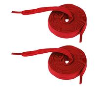 KBOLAE 1 paire de lacets pour patins à roulettes en ligne Blanc, Rouge, 180cm