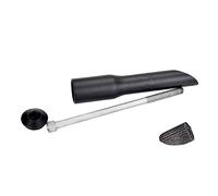 KBOLAE Adaptateur de potence de vélo sans filetage 22,2-25,4 mm Noir 22,2 mm, 22,2 mm