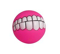 KBOLAE Balle couinante à mâcher avec dents souriantes de 8 cm