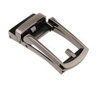 KBOLAE Boucle de ceinture automatique de rechange à cliquet pour ceinture Noir mat, Gris métallisé., taille unique