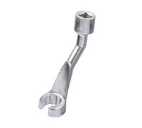 KBOLAE Clé à douille pour tuyau de carburant de 1,27 cm à double extrémité en L 19 mm