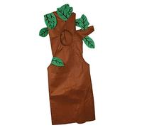 KBOLAE Costume d'arbres amusants pour enfants, vêtements pour jeux de rôle, mascarade, anniversaire, 170 cm, marron