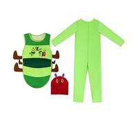 KBOLAE Costume de chenille pour enfants - Costume de cosplay - Vêtements mignons pour performance sur scène - Taille M