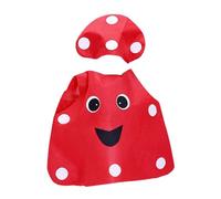 KBOLAE Costume de fruits pour enfants - Costume mignon pour enfants - Pour fête à thème, bal masqué - Champignon
