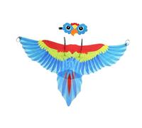 KBOLAE Costume d'oiseau pour enfant avec ailes et cape pour déguisement de mascarade Bleu 118 x 68 cm