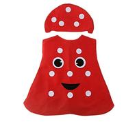 KBOLAE Costume pour enfant en tissu non tissé Motif champignon