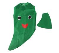 KBOLAE Costume pour enfant en tissu non tissé Motif fruits Vert poivre