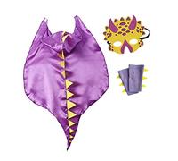 KBOLAE Dragon Clothing Trick or Treating Cape Cosplay Cartoon pour Halloween Cadeaux Violet 82,5 x 66 cm