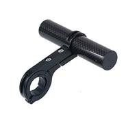 KBOLAE Extension de guidon de vélo - Extension de guidon de vélo - Support de téléphone - 10 cm - Tube en carbone noir et carbone