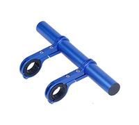 KBOLAE Extension de guidon de vélo - Extension de guidon de vélo - Support de téléphone - 20 cm - Bleu - Tube en alliage d'aluminium
