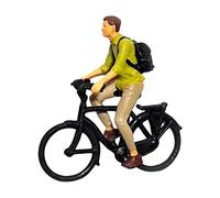 KBOLAE Figurines réalistes de cyclistes à l'échelle 1/87 - Pour diorama - Hauteur : 2,8 cm
