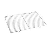 KBOLAE Grille de cuisson pour barbecue - 20,5 x 30 cm - Argenté - 20,5 x 30 cm
