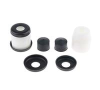 KBOLAE Kit de reconstruction de skateboard, bagues, rondelles pivotantes, coupelles pour 2 camions de 12,7 cm, blanc, 12,7 cm