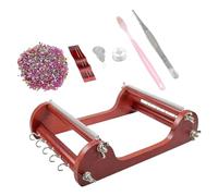 KBOLAE Kits de métier à tisser à perles en bois professionnel pour débutants pour bracelets et pendentifs