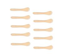 KBOLAE Lot de 10 petites cuillères en bois pour enfants - Ustensiles de salle à manger - Gadgets de cuisine pour condiments de cuisine, assaisonnement, huile, thé, sucre, confiture, style 16