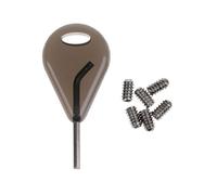 KBOLAE Lot de 6 vis sans tête + jeu de clés pour planche de surf