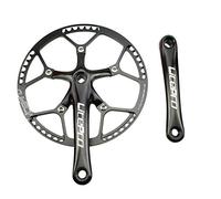 KBOLAE Plateau de pédalier de vélo large simple 3-8 vitesses 45T-58T 130BCD 58T Noir