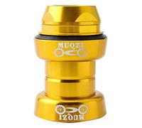 KBOLAE Roulement de casque de vélo 25,4 mm 43 mm fourche avant 25,4 mm Doré