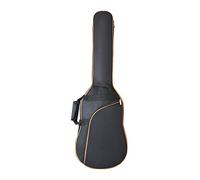 KBOLAE Sac à dos épais rembourré double sangles pour guitare électrique basse instrument orange
