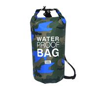 KBOLAE Sac de natation pliable de 2 L, bouée, sac étanche à la poussière, sac de rangement étanche à la poussière, ceinture de sauvetage nautique, sports nautiques, orange camouflage, 11,5 x 28 cm