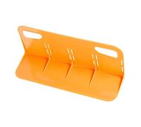 KBOLAE Support de coffre de voiture en forme de L durable en polypropylène pour rangement intérieur, orange