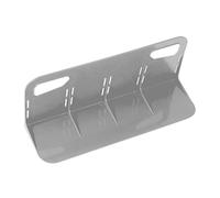 KBOLAE Support de coffre de voiture en forme de L durable en polypropylène pour rangement intérieur, gris