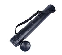 KBOLAE Tube de rangement télescopique pour affiche, œuvre d'art pour papier à défilement de Blueprint, noir, 72 x 7 cm, Couleur graphite, 6,5 cm x 42 cm, 6.5cmx42cm, comme description