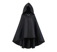 KBOPLEMQ Cape médiévale à capuche, pour femme et homme, costume de magicien, pour Halloween, costume médiéval, avec capuche du Northern Knight, Renaissance, cloak, gothique, victorien