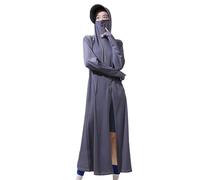 KBOPLEMQ Manteau de pluie léger pour femme - Veste de soleil respirante - Veste d'extérieur pour le cyclisme - Veste de randonnée - Veste d'été avec longue visière et fermeture éclair, O gris foncé