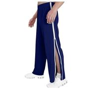 KBOPLEMQ Pantalon de Rééducation pour Homme et Femme - Ouverture Latérale - Baggy - Sport - Fermeture Éclair sur le Côté et Jambe Large