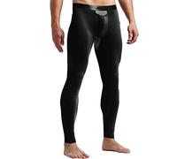 KBOPLEMQ Pantalon thermique d'hiver chaud pour homme - Sous-vêtements de ski - Pantalon de compression - Legging de sport respirant - Collant long pour le jogging, la course à pied, l'entraînement,
