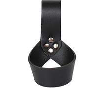 KBOPLEMQ Porte-marteau en cuir - Holster pour marteau, hache, marteau, étui à outils, épée pour costume, cosplay, médiéval, viking, carnaval, fête costumée, Halloween, Noir , taille unique