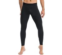 KBOPLEMQ Sous-vêtement thermique pour homme - Pantalon de compression - Collant long - Pantalon de sport - Respirant - Sous-vêtement fonctionnel, Noir , M