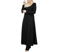 KBOPLEMQ Vêtements de prière musulmane pour femme - Haut à manches longues + pantalon long 2 pièces - Corban Ramadan - Tenue du Ramadan Abaya - Tenue du Ramadan - Moyen-Orient - Vêtements islamiques,