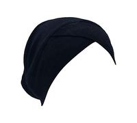 KBOPLEMQ Vêtements de prière pour femmes Bonnet Turban Foulard pour femme pour perte de cheveux Musulman En élastique Imprimé Bonnet de sommeil Turban Casquette Chapeau, O Noir., taille unique