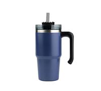 KBREE Large-Capacity Stainless Steel Car Mug Multi-Color Style with Handle Ice Bully Mug Car Office Beer Mug Thermal Insulation and Cold Storage