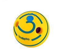 KBREE Le jouet pour chien roule et fait le son. La balle est une boule de rire idiot haute. Le grincement des dents de l'animal est éliminé et dure la balle sonore