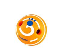 KBREE Le jouet pour chien roule et fait le son. La balle est une boule de rire idiot haute. Le grincement des dents de l'animal est éliminé et dure la balle sonore