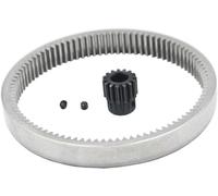 KBREE Pignon de Moteur Rotatif Couronne dentée Interne adaptée aux pièces de Rechange de pièces rotatives d'excavatrice hydraulique RC 1/12 (Couleur : Couronne dentée Interne)