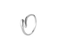 KBRPEY Anneau de Câlin, Bague Câlin Ajustable en Argent Sterling 925 Bague Ouverte Mains Enlacées en Argent Couple Câlin Anneaux Bague de Promesse pour Anniversaire Bague D'amour pour Femme